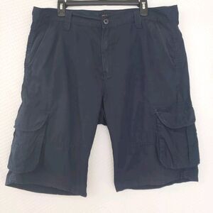 Southpole‎ Ripstop Baggy Y2K Navy Cargo Shorts Size 36 12" Inseam